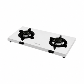 Aliacca Mahabali Heavy Duty Steel Cooktop 2 Burner Manual Ignition – AF-MB-220 (MIRROR BODY)