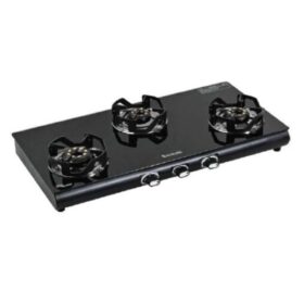ALIACCA GLANZ PREMIUM GLASS HOB 3 BURNER – AI-GZ-HT-332CV