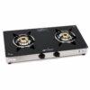 ONYX A CLASS 2 Burner Manual LPG Gas Stove, Toughened Glass